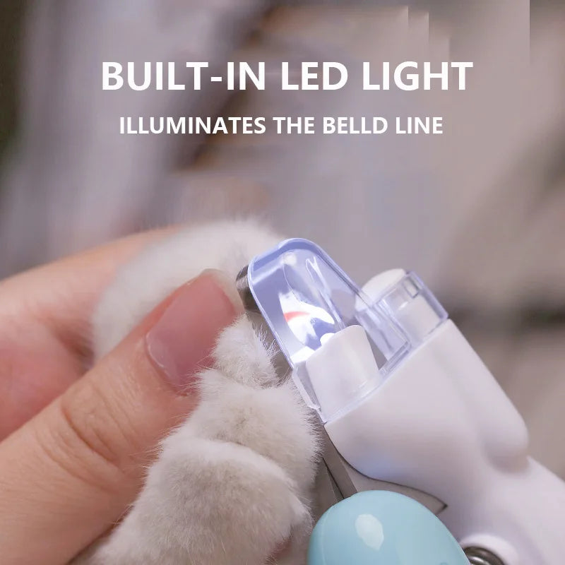 Coupe-ongles LED sécurisés – facile et sans stress pour chiens & chats